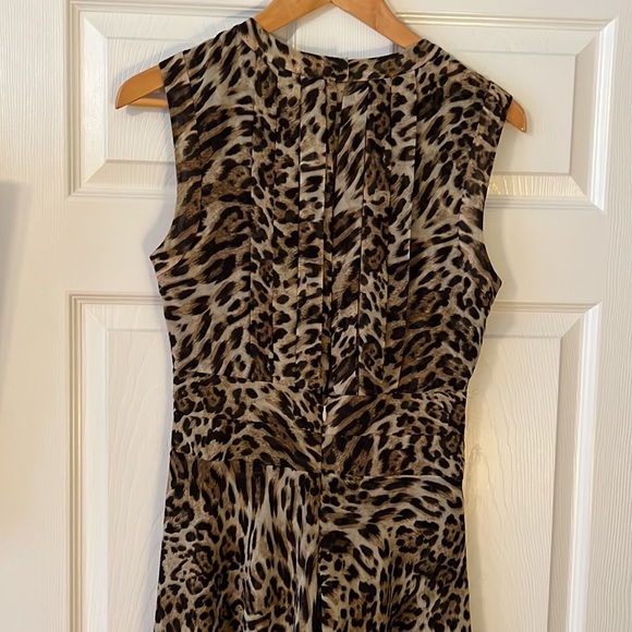 L’ AGENCE Animal print midi Dress 👗 with lining. - Picture 7 of 13